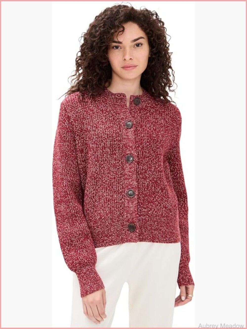 Ribbed Knit Long Sleeve Cardigan